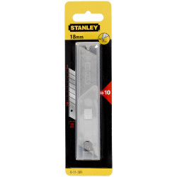 Cutter Blade Stanley 0-11-301 Black 18 mm (10Units)