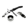 Set of Wine Accessories Versa Metal Steel