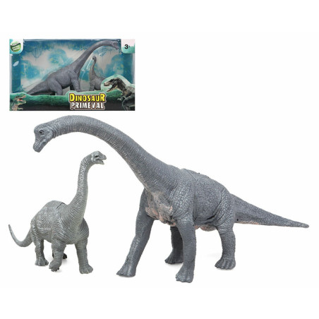 Set of 2 Dinosaurs 2 Units 32 x 18 cm