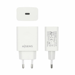 Wall Charger Aisens ASCH-1PD20-W White 20 W USB-C (1 Unit)