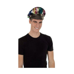 Police cap My Other Me Multicolour Sequins 60 cm