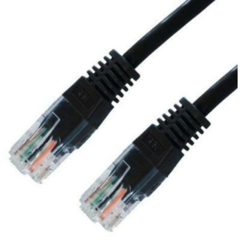 CAT 6 UTP Cable NANOCABLE 10.20.0401-BK Black 1 m (1 m)