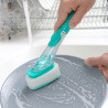 Scourer Brush with Handle and Soap Dispenser Cleasy InnovaGoods