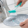 Scourer Brush with Handle and Soap Dispenser Cleasy InnovaGoods