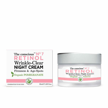 Anti-Wrinkle Night Cream The Conscious Retinol Pomegranate 50 ml