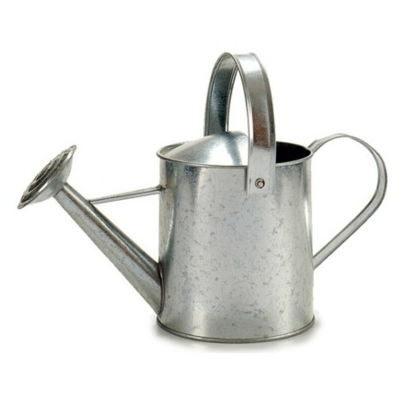 Decorative watering can Silver Zinc (17 x 17,5 x 35 cm)