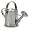 Decorative watering can Silver Zinc (17 x 17,5 x 35 cm)