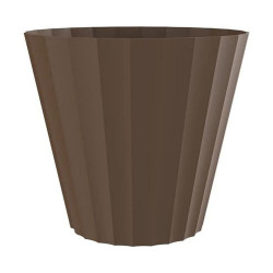 Plant pot Plastiken Bronze polypropylene