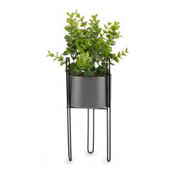 Decorative Plant Grey Eucalyptus With support Metal Plastic (13 x 40 x 13 cm)