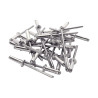 Rivets Rapid 5000388 Spindle Ø 4,8 x 12 mm Aluminium (50 Units)