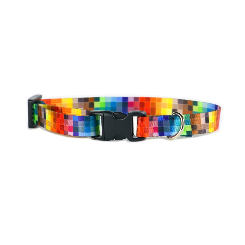 Dog collar Matteo Pixele 40-70 cm Printed