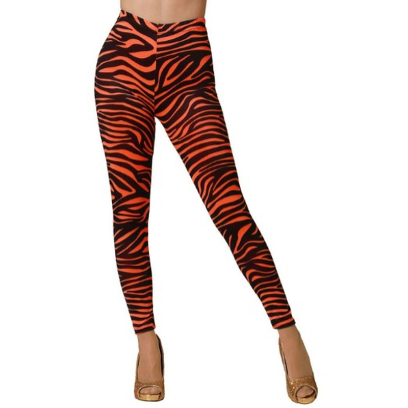 Leggings Stripes Orange