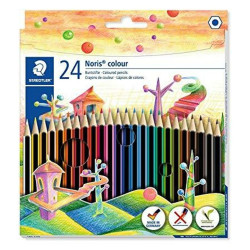 Colouring pencils Staedtler 185 C24 Multicolour 24 Pieces White