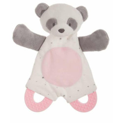 Baby Comforter Baby Pink 20 cm Teether Panda bear