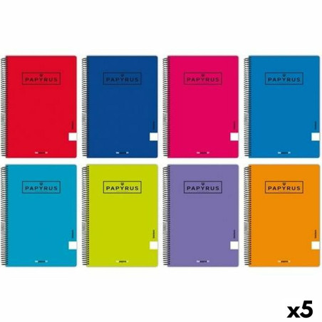 Notebook Papyrus Din A4 80 Sheets (5 Units)