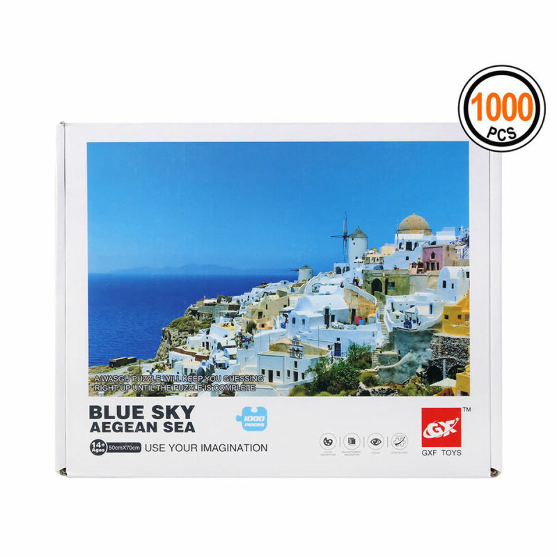 Puzzle Blue Sky Aegean Sea 1000 pcs