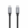 Cable USB C Aukey CB-CD5 Black Black/Grey 1 m