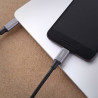 Cable USB C Aukey CB-CD5 Black Black/Grey 1 m