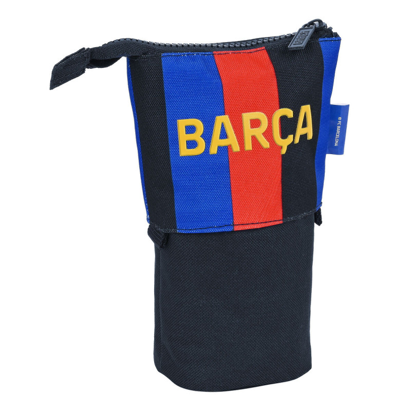 Pencil Holder Case F.C. Barcelona Maroon Navy Blue (8 x 19 x 6 cm)