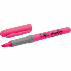 Fluorescent Marker Bic Highlighter Grip (3 Pieces)