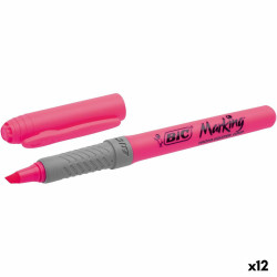 Fluorescent Marker Bic Highlighter Grip (3 Pieces)