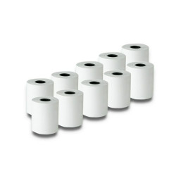 Thermal Paper Roll Qoltec 51895 10 Units White 57 mm 30 m