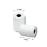 Thermal Paper Roll Qoltec 51895 10 Units White 57 mm 30 m