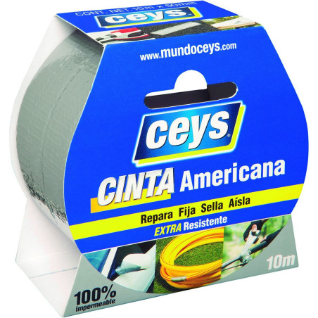 Duct tape Ceys 10 m x 50 mm Silver