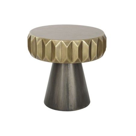 Side table DKD Home Decor Grey Golden Dark grey Metal 63 x 63 x 62 cm