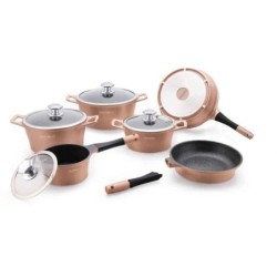 Cookware Royalty Line ES2014M Copper Steel 14 Pieces