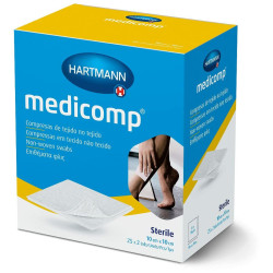 Sterilized Gauze Hartmann Medicomp 10 x 10 cm 50 Units