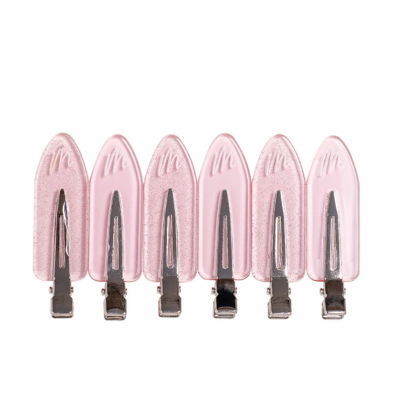 Hair Clips Mermade   Pink (6 Units)