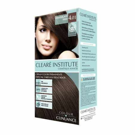 Permanent Colour Creme Clearé Institute Colour Clinuance Nº 4.01-chocolate frio