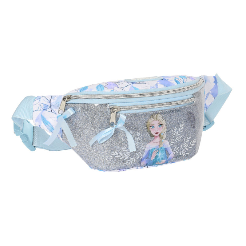 Belt Pouch Frozen Memories Silver Blue White (23 x 12 x 9 cm)