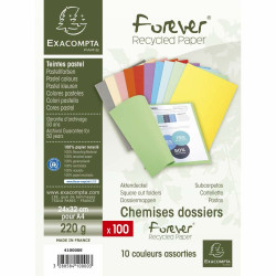 Subfolder Exacompta Forever A4 100 Pieces