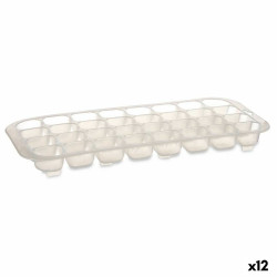 Ice Cube Mould Transparent polystyrene 15,5 x 3 x 33 cm (12 Units)