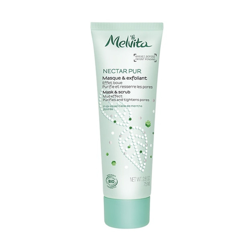 2 in 1 Exfoliating Mask Melvita Nectar Puro 75 ml