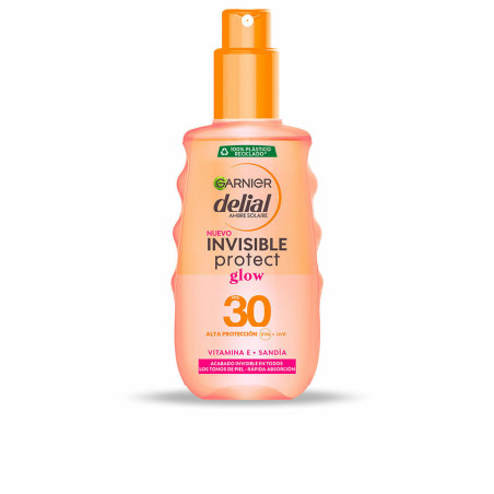 Spray Sun Protector Garnier Invisible Protect Glow Spf 30 150 ml