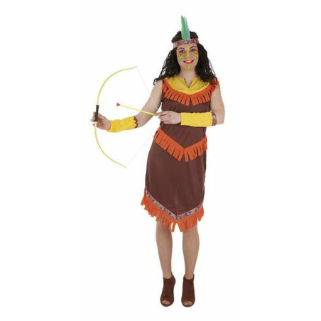 Costume for Adults Lady American Indian M/L (3 Pieces)