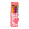 Pencil Case Vicky Martín Berrocal In bloom Pink 7 x 20 x 7 cm Roll-up 27 Pieces