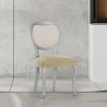 Chair Cover Eysa BRONX Beige 50 x 5 x 50 cm 2 Units