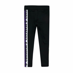 Sports Leggings for Children Converse Wordmark Taping Black