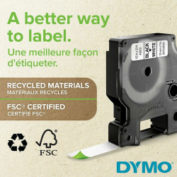 Labels Dymo S0720570 Black/Red