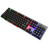 Keyboard Krux Solar Black Multicolour QWERTY