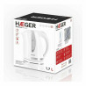 Kettle Haeger EK-22W.022A Stainless steel White 2200 W 1,7 L