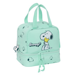 Lunchbox Snoopy Groovy Green 20 x 20 x 15 cm