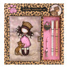 Diary with accessories Gorjuss Purrrrrfect love Leopard 25 x 25 x 2.8 cm