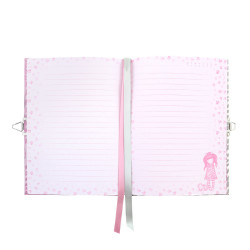 Diary with accessories Gorjuss Ruby wild Grey 25 x 25 x 2.8 cm