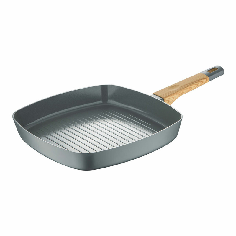 Grill pan San Ignacio Earth Grey SG-6754 Grey Aluminium 28 x 28 cm