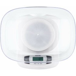 kitchen scale Sencor SKS 4001WH White 5 kg 2 L